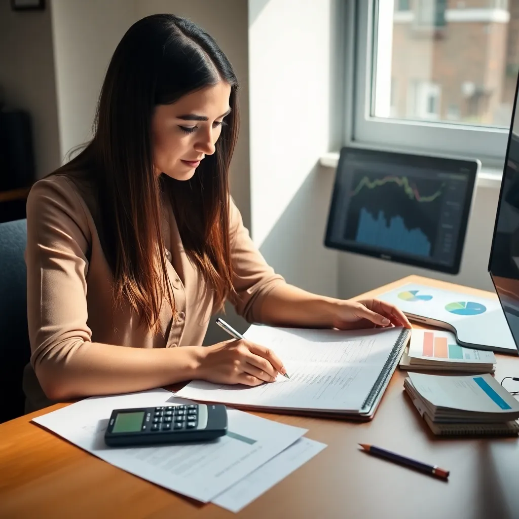 Familie die samen financiële doelen bespreekt met documenten