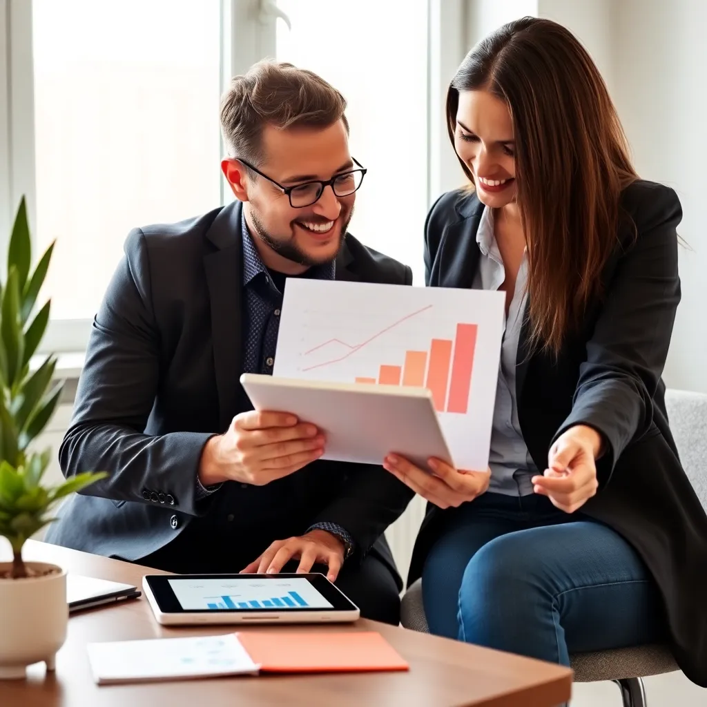 Stel dat samen financiële planning doet aan keukentafel